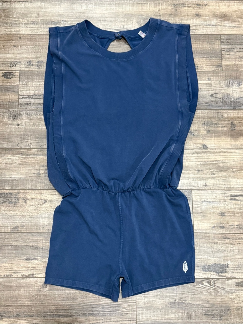 Free People Movemenr Hot Shot Shortsie Blue Large